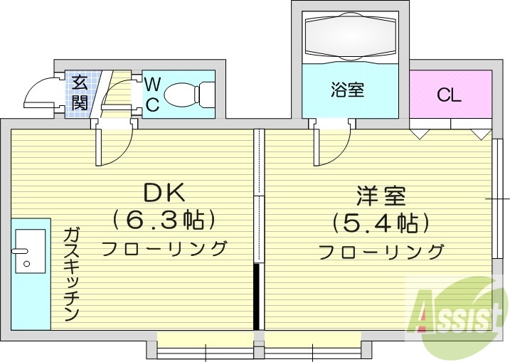 ラ・メゾン22の間取り