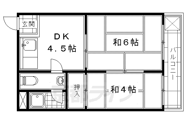 喜多源第２マンションの間取り