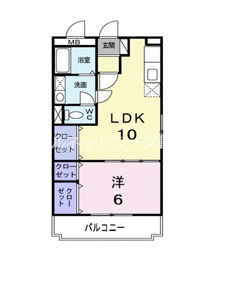 浅口郡里庄町大字里見のマンションの間取り