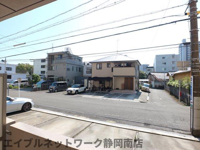 【静岡市駿河区南町のマンションの眺望】