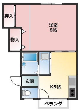 ハイツブルースカイの間取り