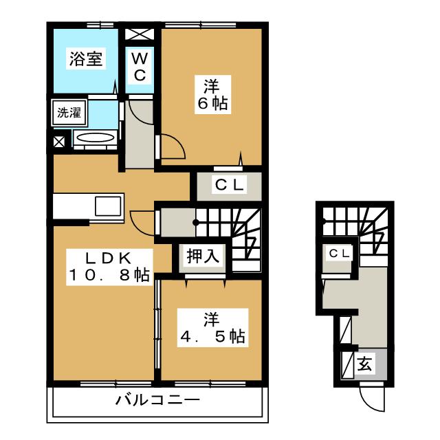 サンハイムの間取り