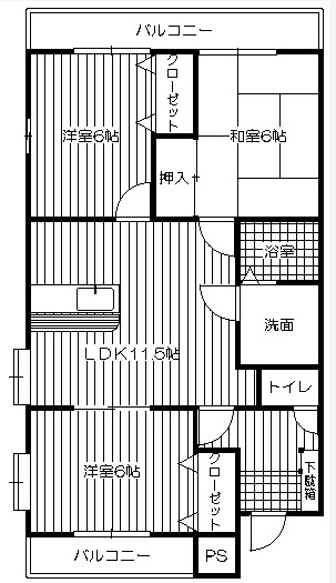 ドリームハウスの間取り