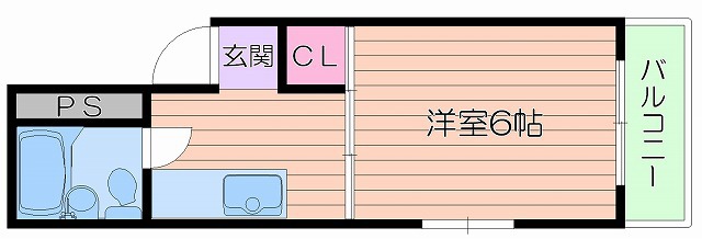 イデア天神橋の間取り