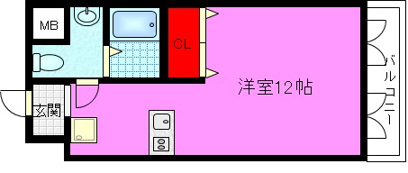 メゾン・パティオIIの間取り