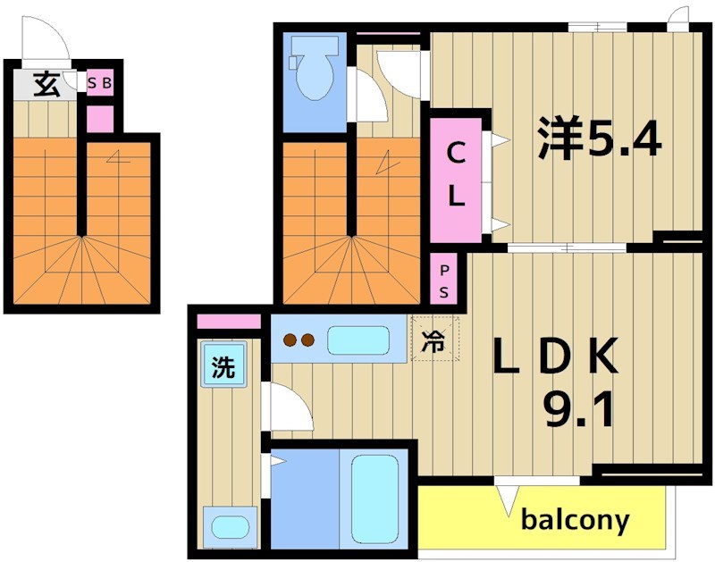 グラナーデ六月の間取り