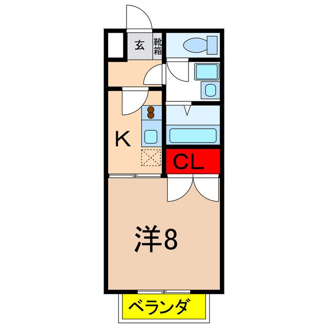 コーポ泉果苑の間取り