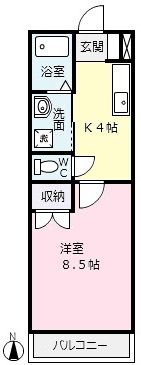 リフュージの間取り