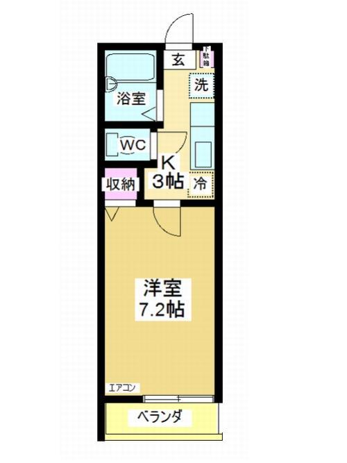 ソレアード旭町の間取り