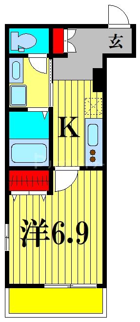 ＨｅｂｅｌＭａｉｓｏｎ北松戸の間取り