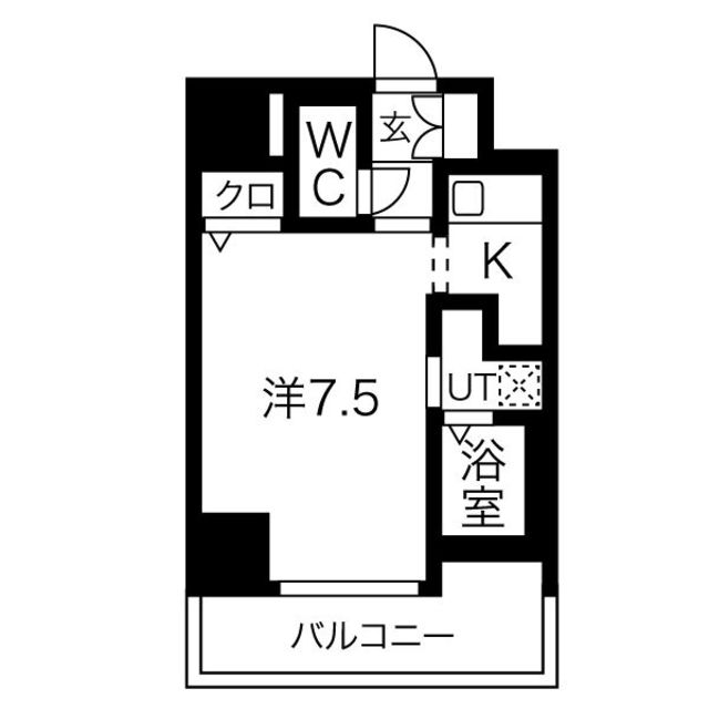 【神戸市兵庫区三川口町のマンションの間取り】