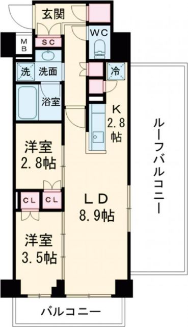 RESIDENCE KOENJIの間取り