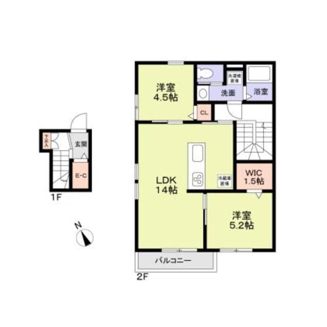 （仮称）調布市柴崎２丁目計画の間取り