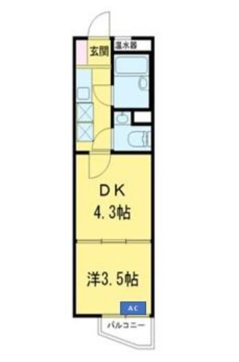 カルチェブラン恵比寿の間取り