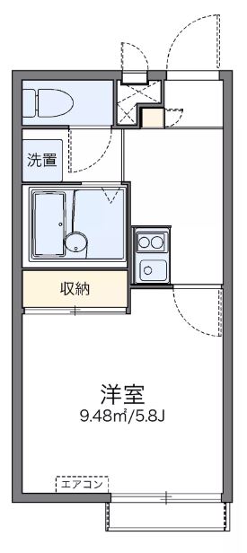 レオパレスハワースの間取り