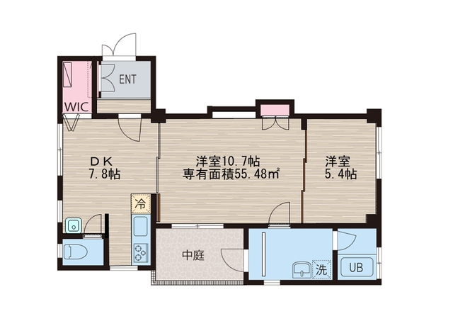 アビタシオンIIの間取り