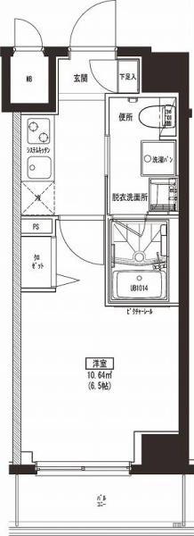 ハーモニーレジデンス東京ベイの間取り