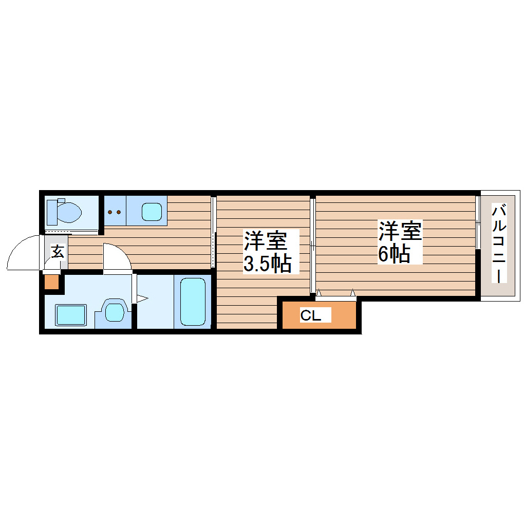 プログレス木町の間取り