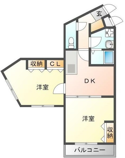 コスモパートIIの間取り