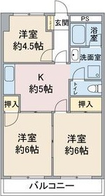 名古屋市天白区大坪のマンションの間取り