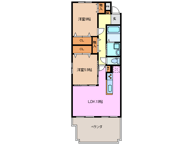 ソシアの間取り