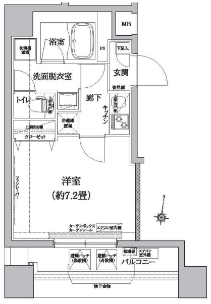 アイルグランデ東京竹ノ塚の間取り