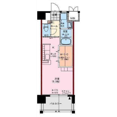 プレベントNの間取り