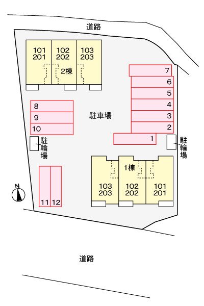 【南九州市川辺町田部田のアパートのその他】