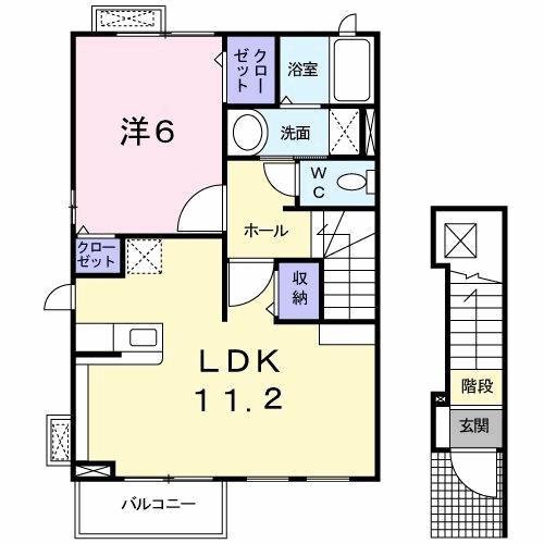 サンリット古町の間取り