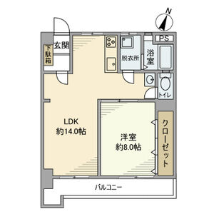 鳩岡マンションの間取り