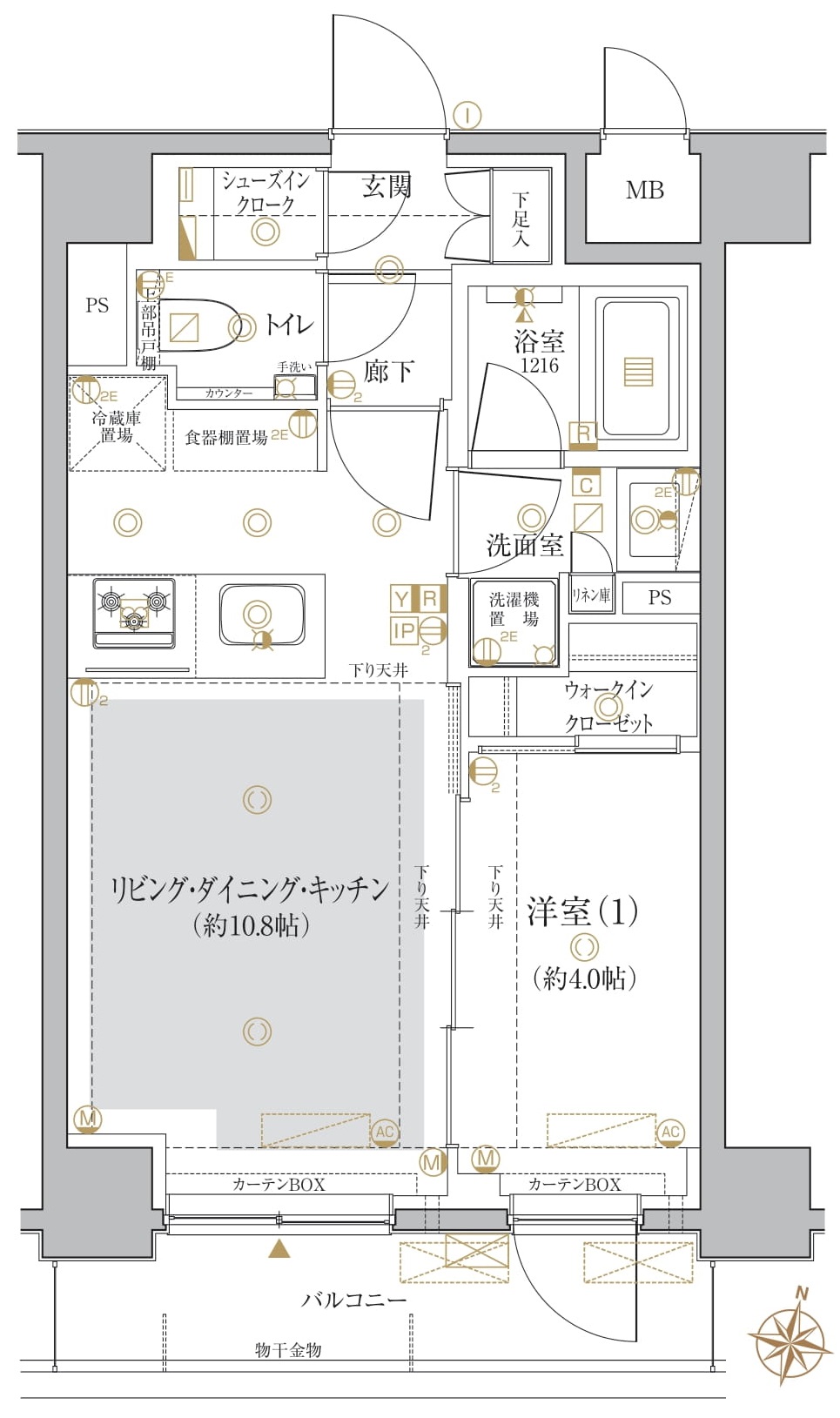 プレシス練馬ステーションフロントの間取り