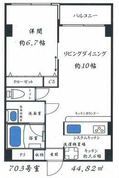 ライツ菊川の間取り