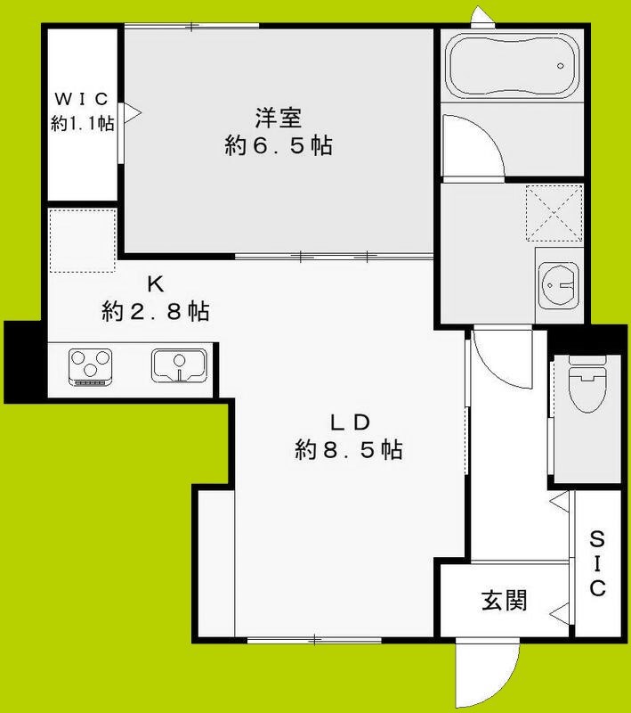 （仮）桜コートIIIの間取り