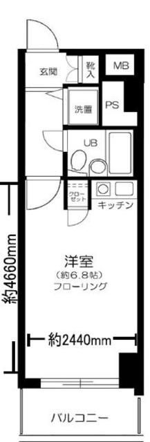 練馬区練馬のマンションの間取り