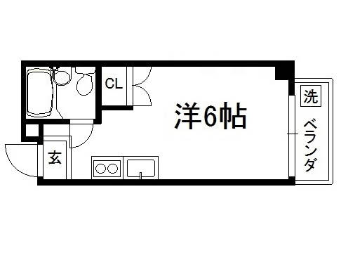 室町北野マンションの間取り