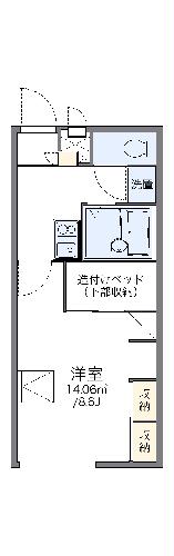 レオパレスＨＩＤＡＫＡの間取り