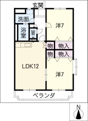 ア・ドリーム星ヶ丘南の間取り