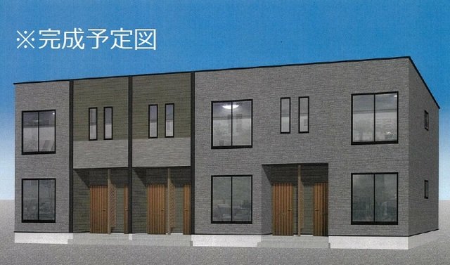 【由利本荘市石脇のアパートの建物外観】