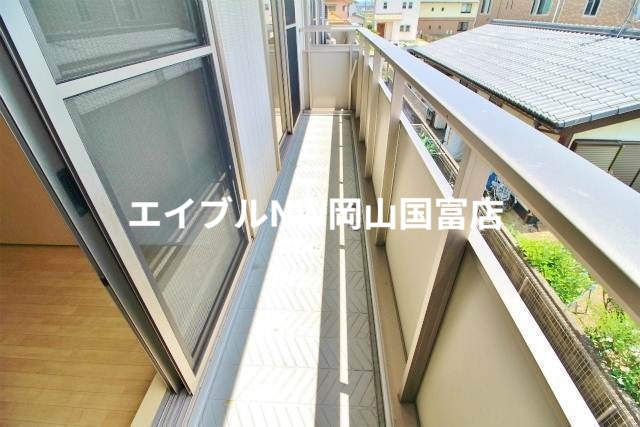 バルコニー　日当たり良好