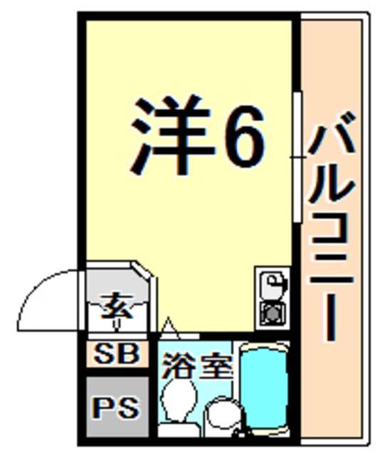 【コスモメイト伊丹の間取り】