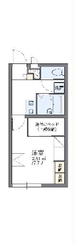 レオパレスセブンテンの間取り