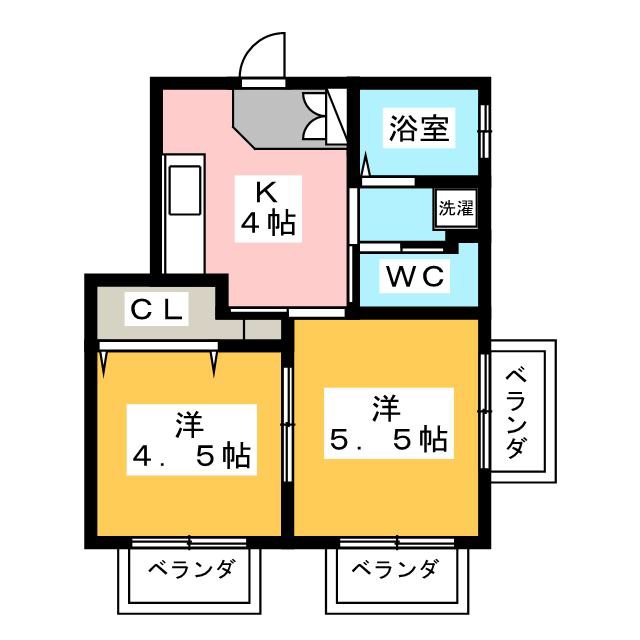 清水マンションの間取り