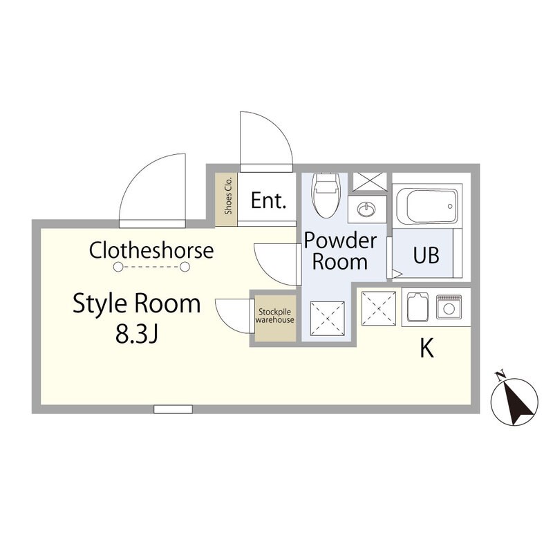 ラフォート町屋の間取り