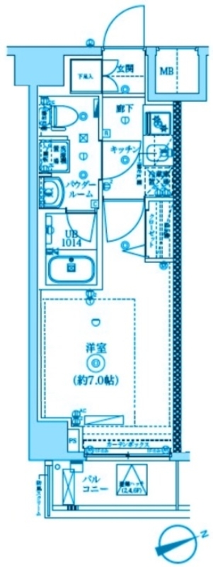 MAXIV西横浜の間取り