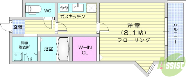 エスト・コリーヌの間取り