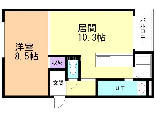 ルレーブ琴似の間取り