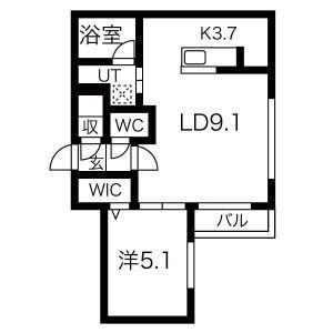 グランドサクセス南麻生の間取り