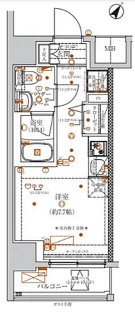 クラリッサ川崎グランデの間取り