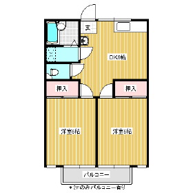 サンハイツあづみのの間取り