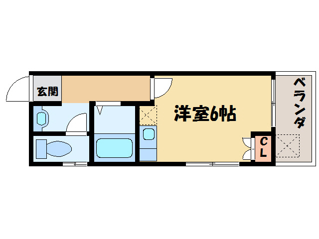 別子コーポの間取り